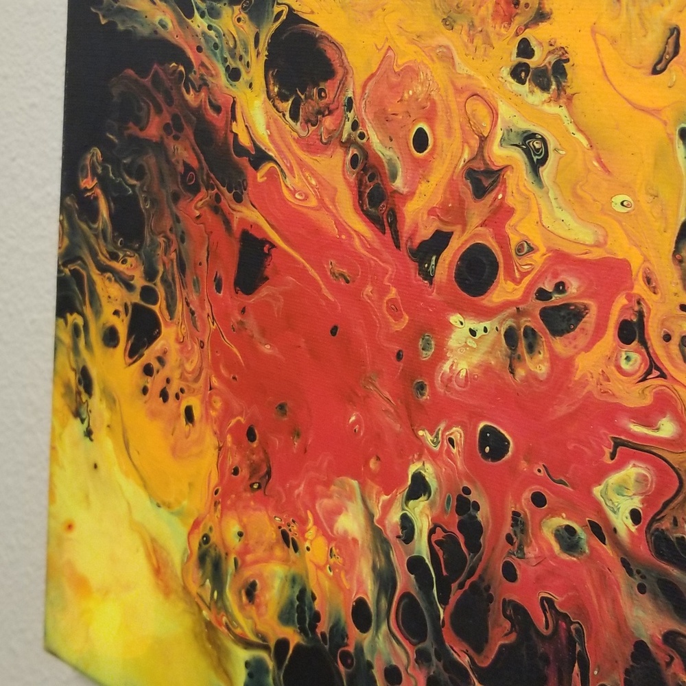 Acrylic pour painting - Picture 2 of 3